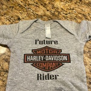 Harley Davidson onesie